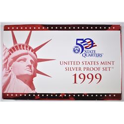 1999 U.S. SILVER PROOF SET ORIG PACKAGING
