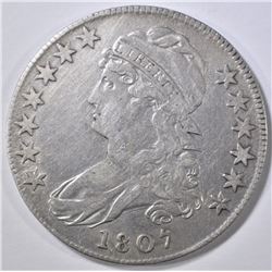1807 CAP BUST HALF DOLLAR  50/20 VARIETY  VF/XF