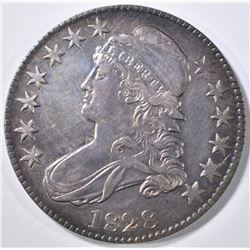 1828 BUST HALF DOLLAR  CH AU