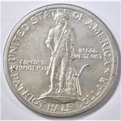 1925 LEXINGTON-CONCORD COMMEM HALF DOLLAR CH/GEM