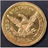 Image 2 : 1857 $2.5 GOLD LIBERTY  CH BU PL