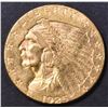Image 1 : 1925-D $2.5 GOLD INDIAN  CH BU