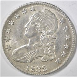 1832 BUST HALF DOLLAR   AU/BU