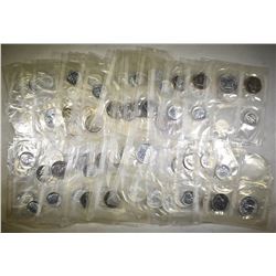 38-1964 PF SETS MISSING THE CENT & HALF DOLLAR