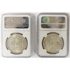 Image 2 : TWO NGC MS64 MORGAN DOLLARS:
