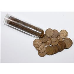 ROLL OF 50 COINS: 1932-P LINCOLN CENTS