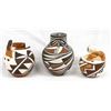 Image 2 : 3 Pieces of Native American Acoma Pottery