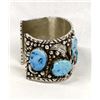 Image 3 : Navajo Sterling Turquoise Bracelet, Ganadonegro