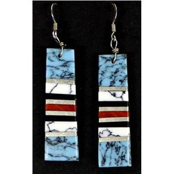 Beautiful Santo Domingo Overlay Earrings