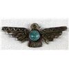 Image 1 : Vintage Route 66 Navajo Sterling Turquoise Pin