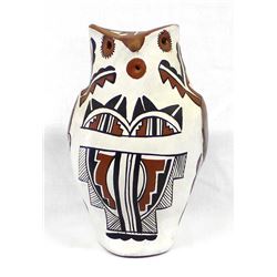 Large Jemez Pueblo Pottery Owl