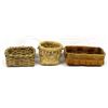 Image 1 : 3 Native American Micmac Baskets