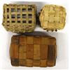 Image 3 : 3 Native American Micmac Baskets