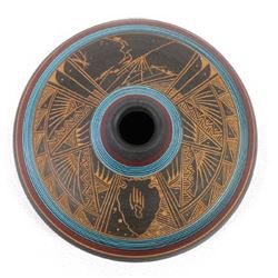 1997 Navajo Pottery Seed Jar by Wallace Nez