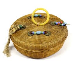 Vintage Chinese Sewing Basket