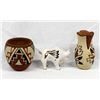 Image 3 : 3 Pieces of Native American Jemez Pueblo Pottery