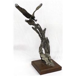 1987 Limited Edition Bronze Eagle Sculpture
