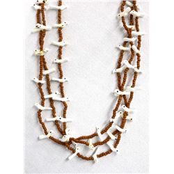 3 Strand Bird Fetish Necklace