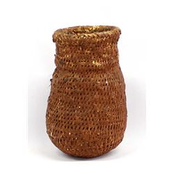 Native American Apache Tus Pine Pitch Basket