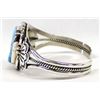 Image 2 : Navajo Sterling Turquoise Bracelet by M. Spencer