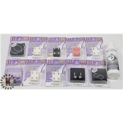 BAG OF EARRINGS AND MORE