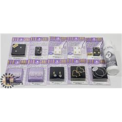 BAG OF EARRINGS AND MORE