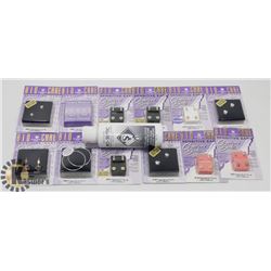 BAG OF EARRINGS AND MORE