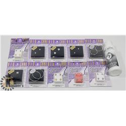 BAG OF EARRINGS AND MORE