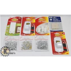 BAG OF ASSORTED HOUSEHOLD SUPPLIES