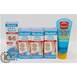 BAG OF ASSORTED FOOT CREAMS