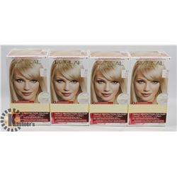 FOUR BOXES OF HAIR COLOUR