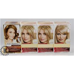 FOUR BOXES OF HAIR COLOUR