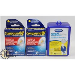 BAG OF ASSORTED WART REMOVER