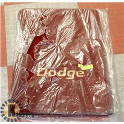 NEW DODGE RED & EMBROIDERED GOLD LETTER.