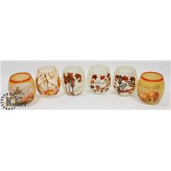 CASE OF 6 TEA LIGHT CANDLE HOLDERS.