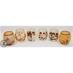 CASE OF 6 TEA LIGHT CANDLE HOLDERS.
