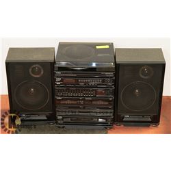 YORK STEREO WITH DOUBLE DECK EQUALIZER RADIO,