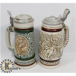 SET OF 2 VINTAGE AVON STEINS BOTH