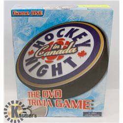 HOCKEY NIGHT IN CANADA = DVD TRIVIA GAME (NEW)