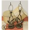 Image 1 : TWO DESIGNER LAMPS WITH SHADES
