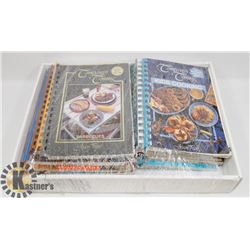 FLAT OF ASSORTED COOK BOOKS