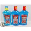 Image 1 : LOT OF 3 COLGATE TOTAL MOUTH WASH,