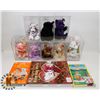 Image 1 : RETIRED TY BEANIE BEARS IN CASES WITH COLLECTOR GU