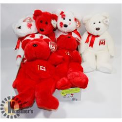 TY CANADA EXCLUSIVE BUDDY BEARS RETIRED