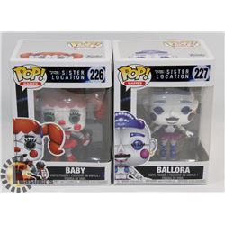 LOT OF TWO NEW FIVE NIGHTS AT FREDDY'S FUNKO