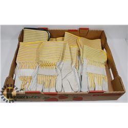 FLAT OF ASSORTED PAIRS OF WORK GLOVES