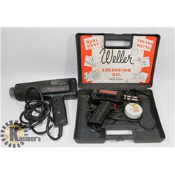 BLACK & DECKER HEAT GUN W/ WELLER SAUDERING GUN