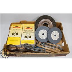 FLAT W/ TOOLS GRINDING WHEELS, WIRE WHEELS & MORE