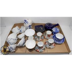 LARGE LOT OF ASIAN DISHWARE.