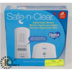 SAFE-N-CLEAR DIGITAL BABY MONITOR